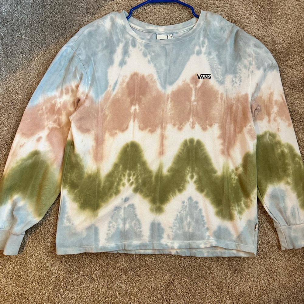 Vans Fleece Tie-dye Sweatshirt (Oversized)